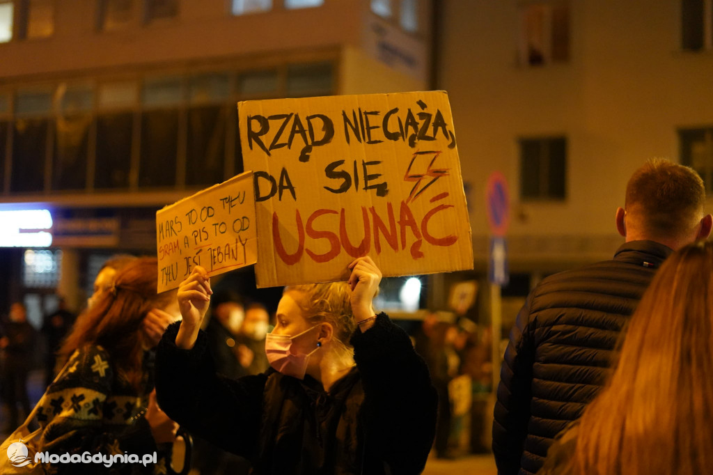 Protest w Gdyni Gdynia 26.10.2020