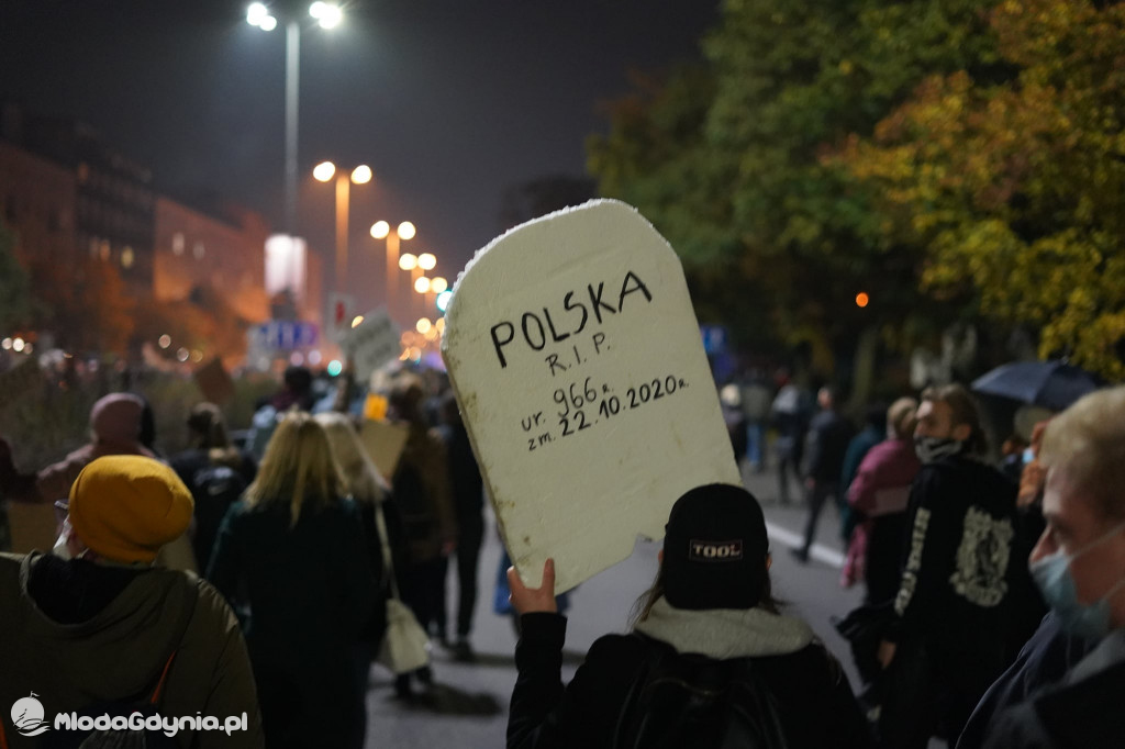 Protest w Gdyni Gdynia 26.10.2020