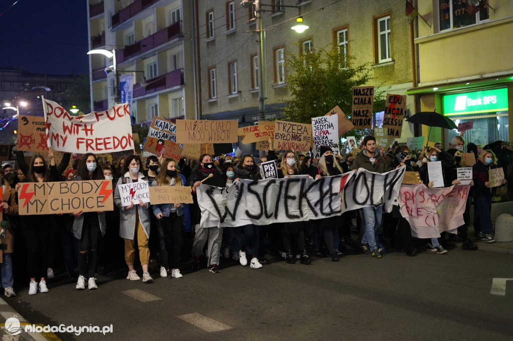Protest w Gdyni Gdynia 26.10.2020