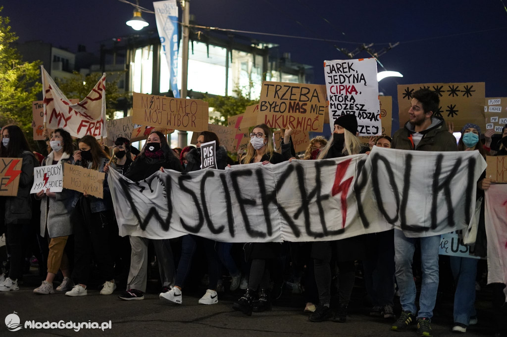 Protest w Gdyni Gdynia 26.10.2020