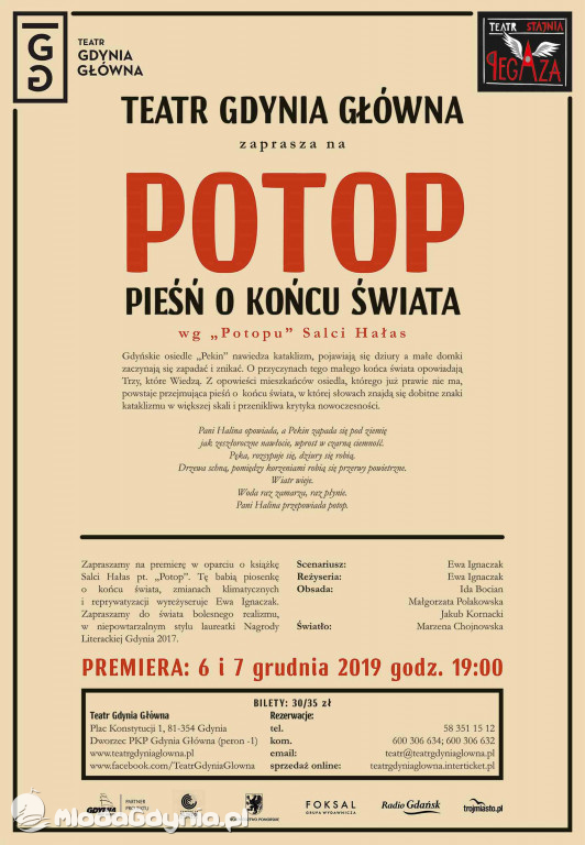Teatr Gdynia Główna - repertuar na listopad 2020