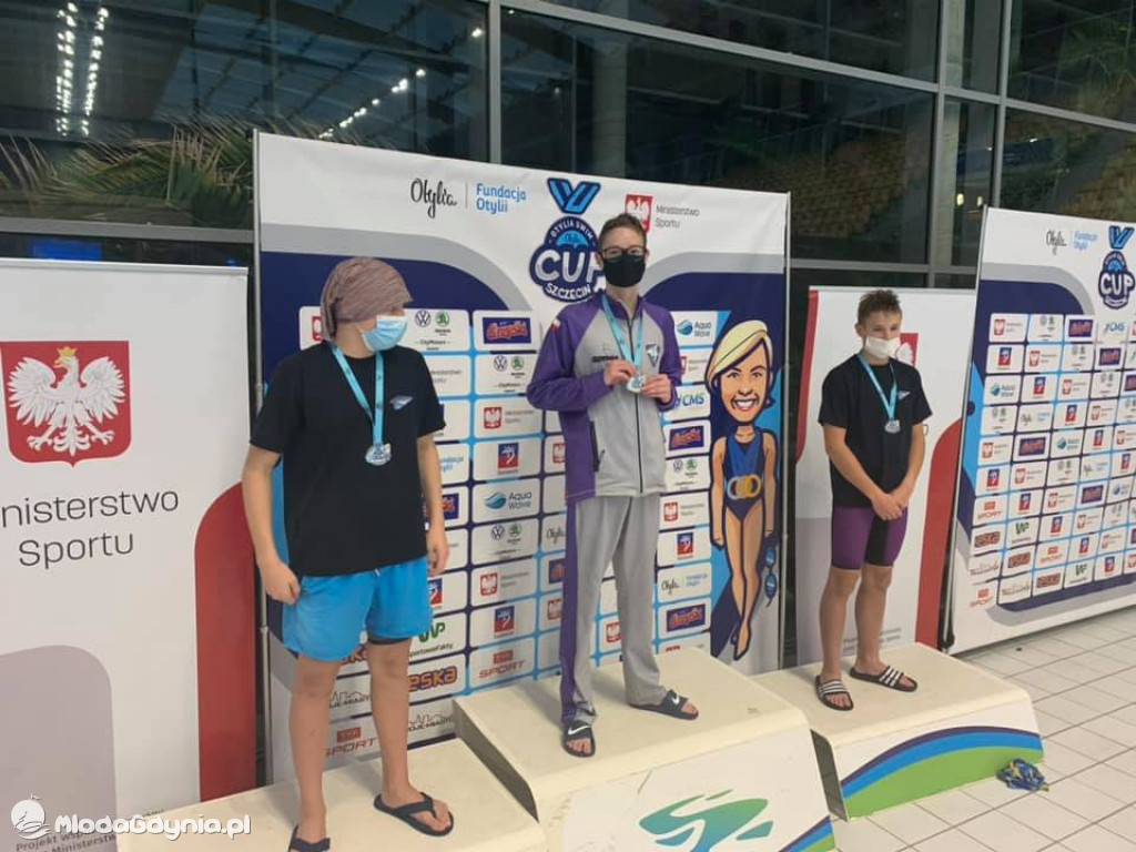UKS 7 - Ignacy Ołownia i Olivier Hubiński na Otylia Swim Cup 2020
