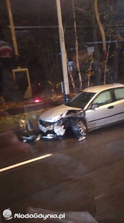 Wypadek w Małym Kacku 28.11.2020