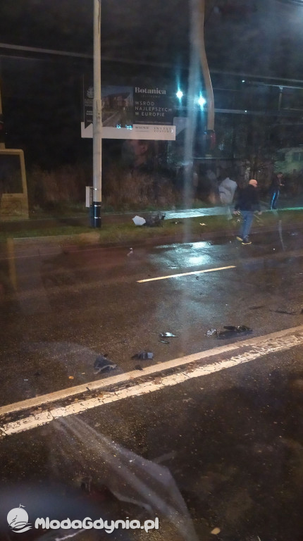 Wypadek w Małym Kacku 28.11.2020