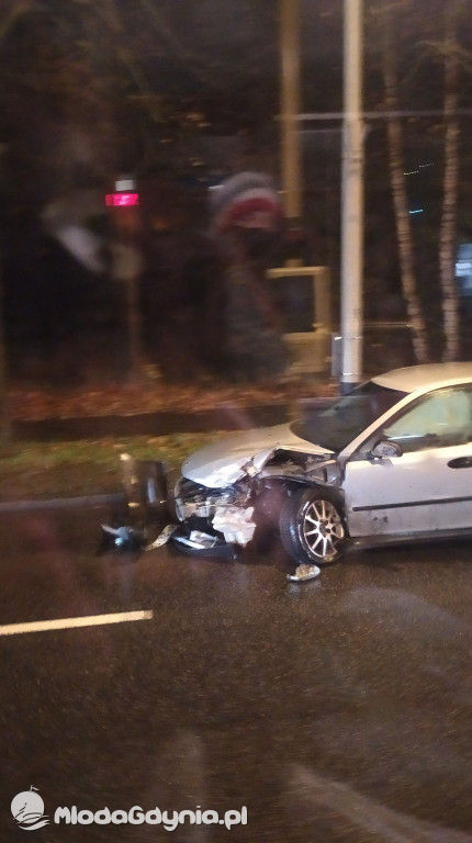 Wypadek w Małym Kacku 28.11.2020