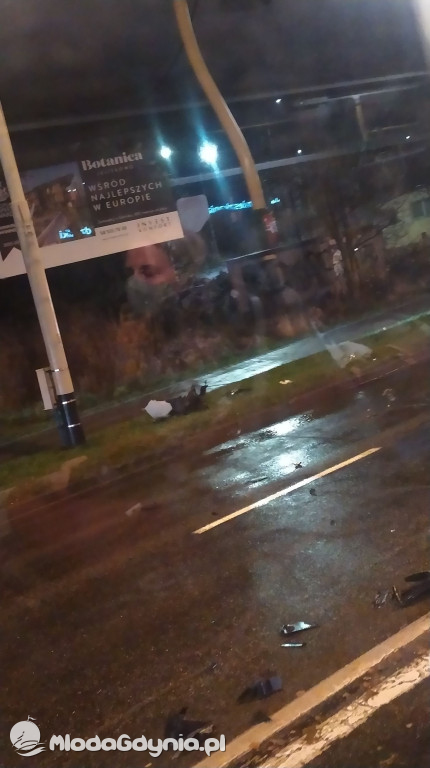 Wypadek w Małym Kacku 28.11.2020