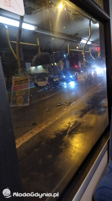 Wypadek w Małym Kacku 28.11.2020