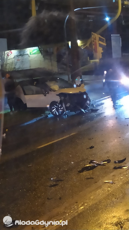 Wypadek w Małym Kacku 28.11.2020