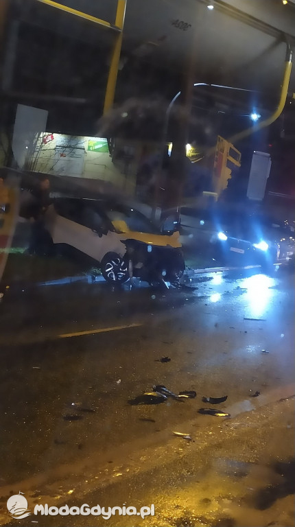 Wypadek w Małym Kacku 28.11.2020