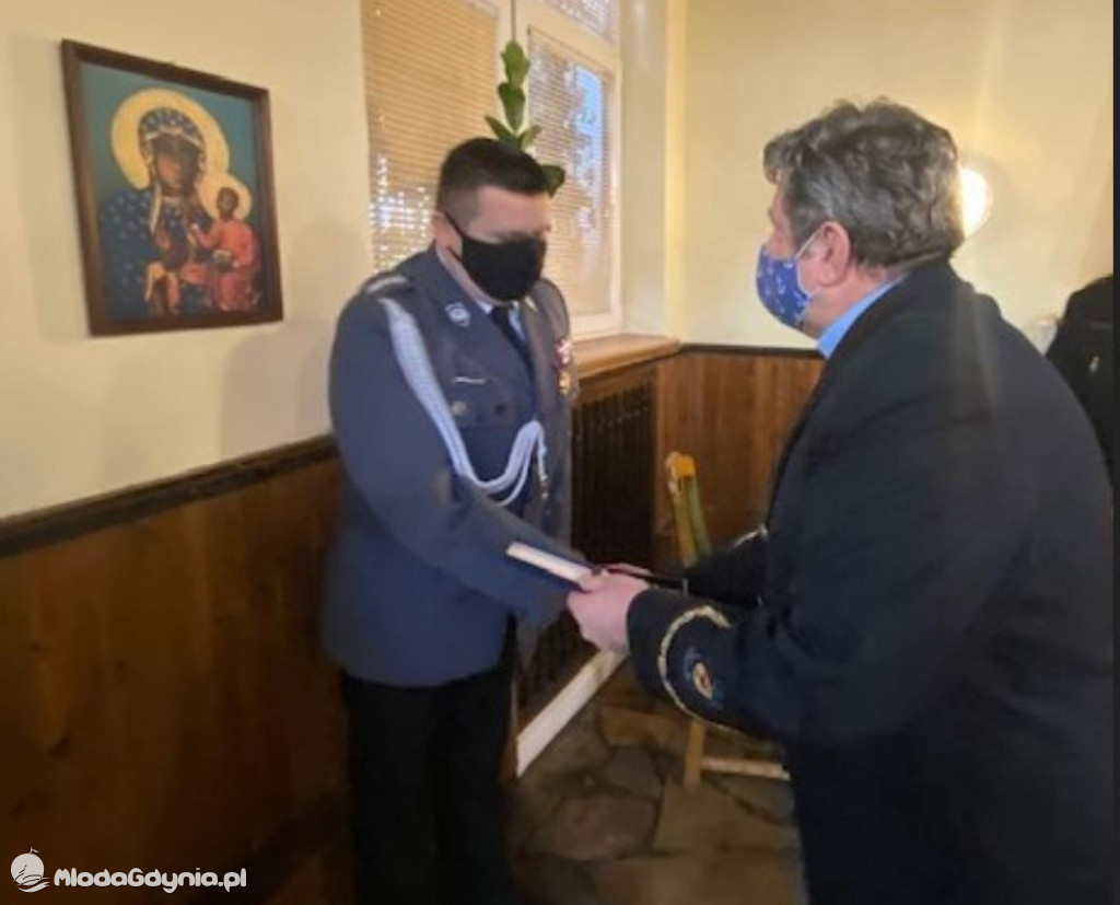 Asp. Szt. Krzysztof Wasilewski został wyróżniony medalem - Gloria Intrepidis et Animi Promptis