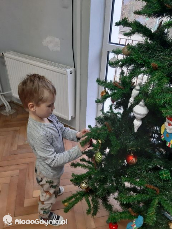 Choinka w świetlicy SP 26 - 2020