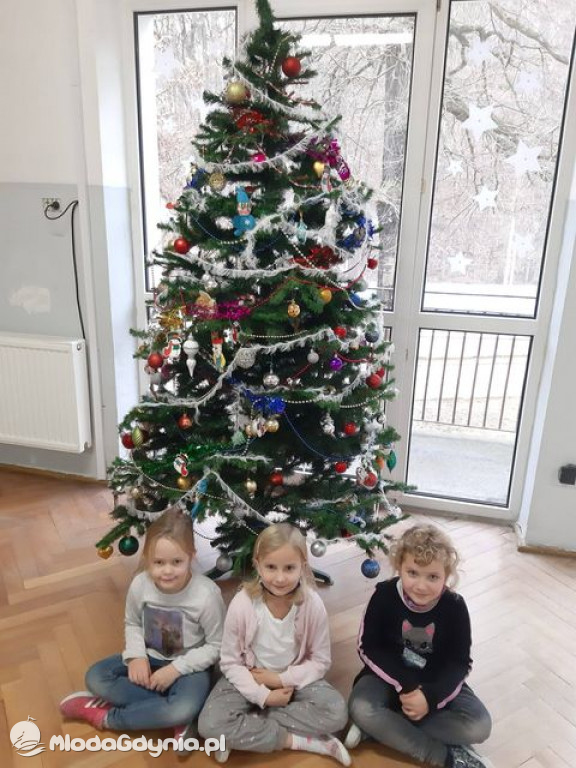 Choinka w świetlicy SP 26 - 2020