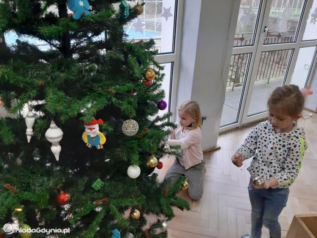 Choinka w świetlicy SP 26 - 2020