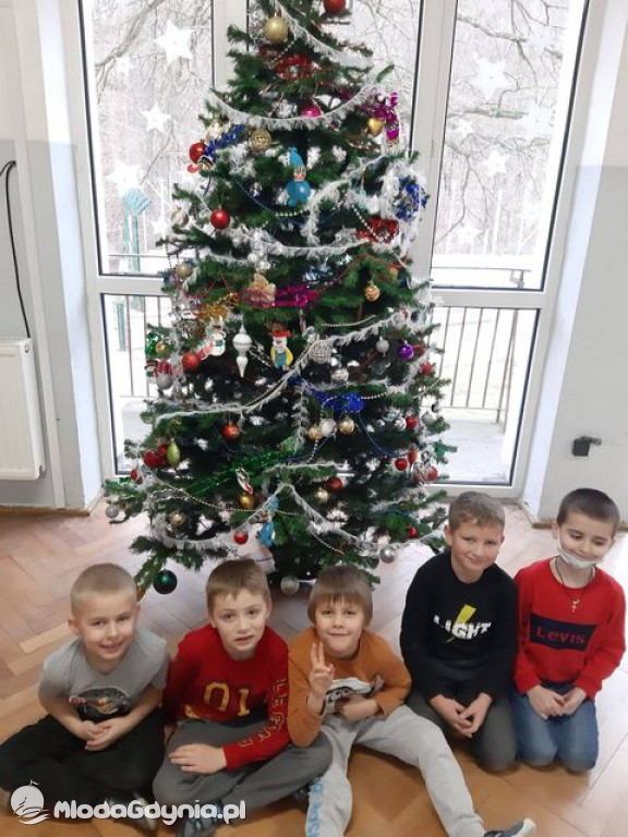 Choinka w świetlicy SP 26 - 2020