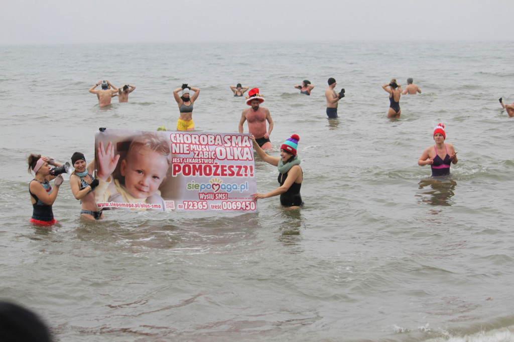 Morsowanie dla Olusia - 13 grudnia 2020, plaża w Redłowie