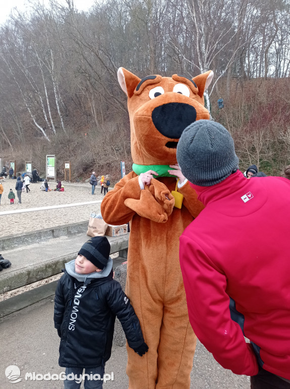 Morsowanie dla Olusia - 13 grudnia 2020, plaża w Redłowie