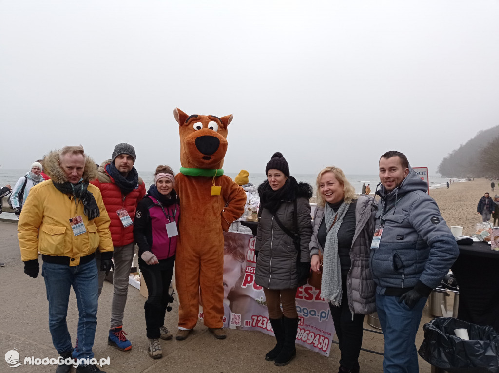 Morsowanie dla Olusia - 13 grudnia 2020, plaża w Redłowie