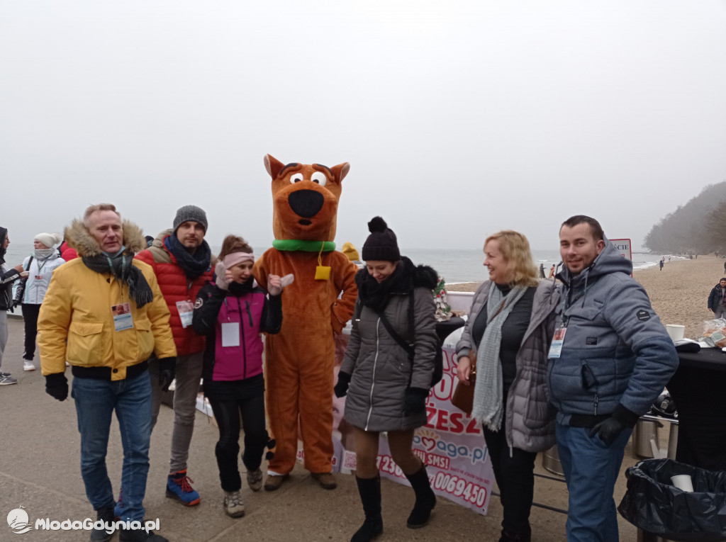 Morsowanie dla Olusia - 13 grudnia 2020, plaża w Redłowie