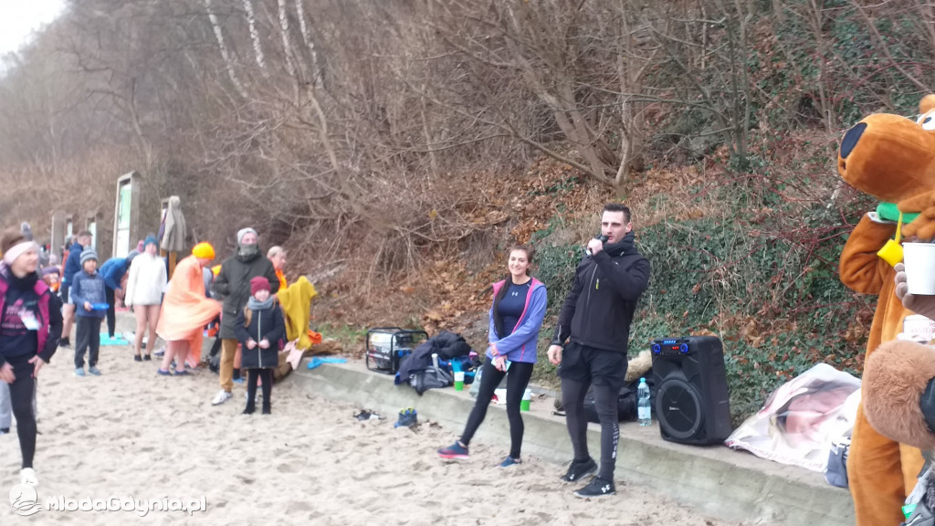 Morsowanie dla Olusia - 13 grudnia 2020, plaża w Redłowie