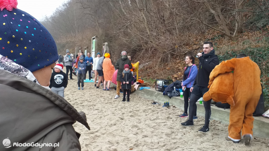 Morsowanie dla Olusia - 13 grudnia 2020, plaża w Redłowie