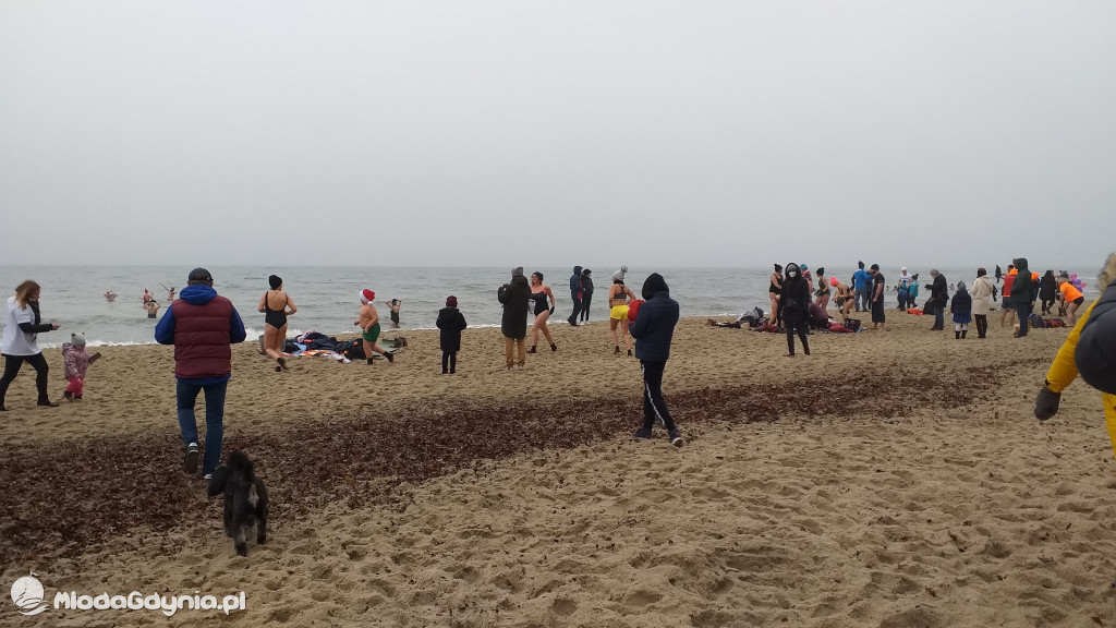 Morsowanie dla Olusia - 13 grudnia 2020, plaża w Redłowie