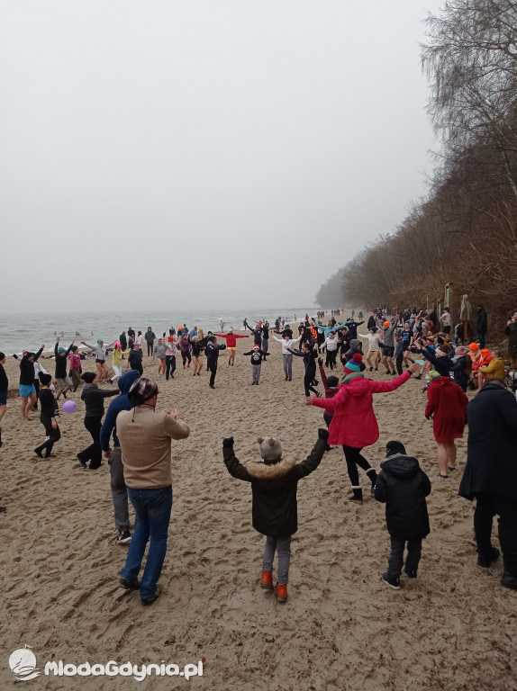 Morsowanie dla Olusia - 13 grudnia 2020, plaża w Redłowie