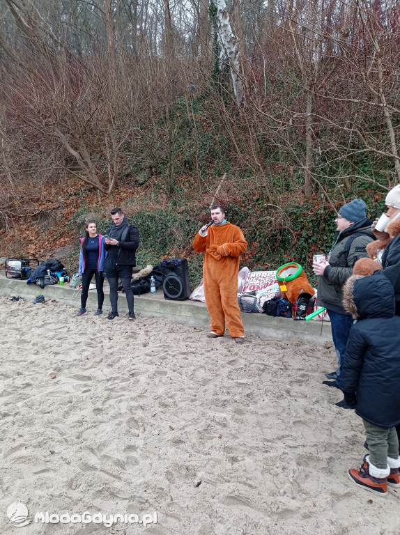 Morsowanie dla Olusia - 13 grudnia 2020, plaża w Redłowie