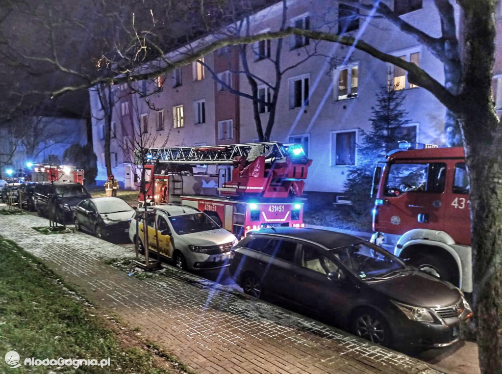 Pożar na Leszczynkach i Wzgórzu Św. Maksymiliana