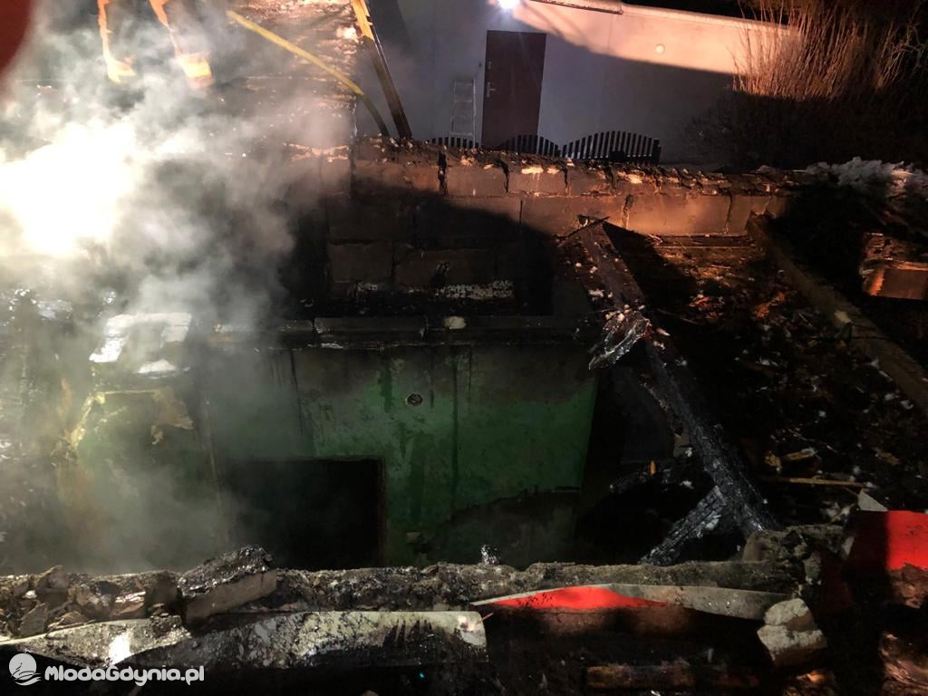 Pożar przy ul. Rybaków na Babich Dołach