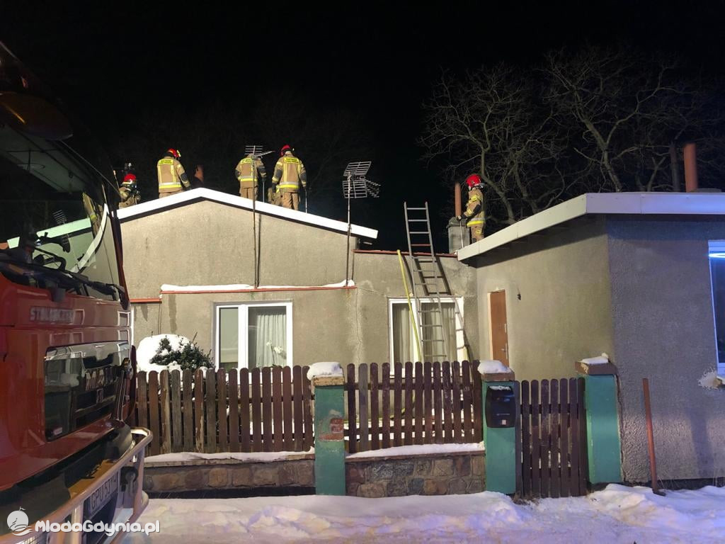 Pożar przy ul. Rybaków na Babich Dołach