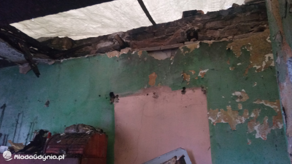 Pożar przy ul. Rybaków na Babich Dołach