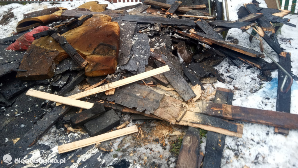 Pożar przy ul. Rybaków na Babich Dołach