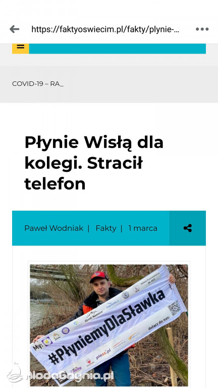 Szymon Machnowski płynie - 28.02, 01.03, 02.03.2021