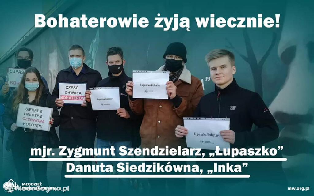 Młodzież Wszechpolska uczciła Żołnierzy Wyklętych