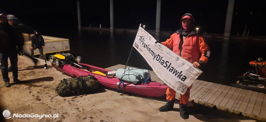 Powitanie Szymona Machnowskiego na Przystani we Włocławku