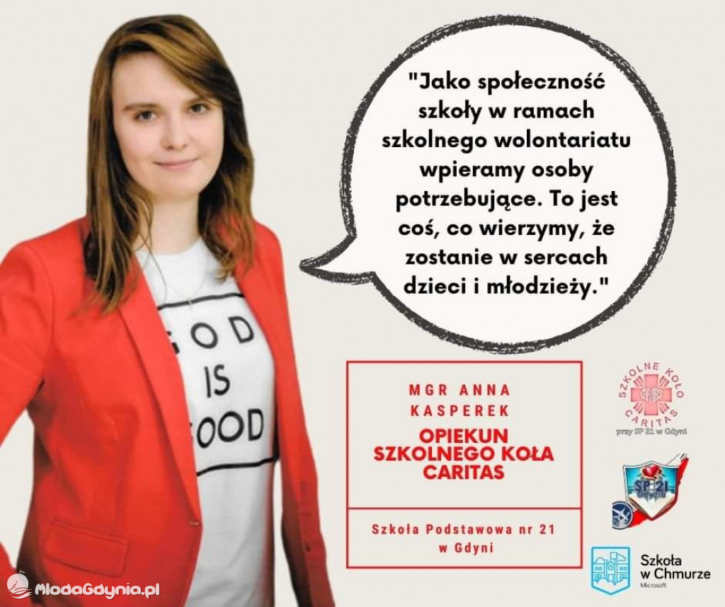 Akcje Szkolnego Koła Caritas w SP 21