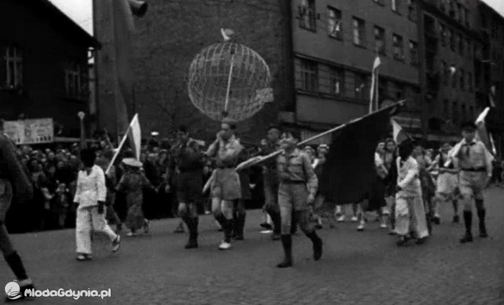 1 maja w Gdyni 1951 roku
