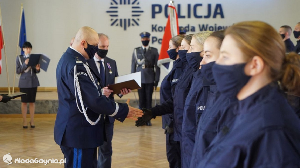 Nowo przyjęci policjanci złożyli ślubowanie