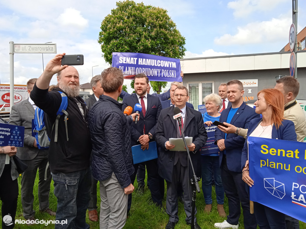 Konferencja prasowa samorzadowców w Lęborku - 19.05.2021