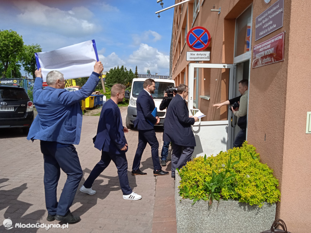 Konferencja prasowa samorzadowców w Lęborku - 19.05.2021