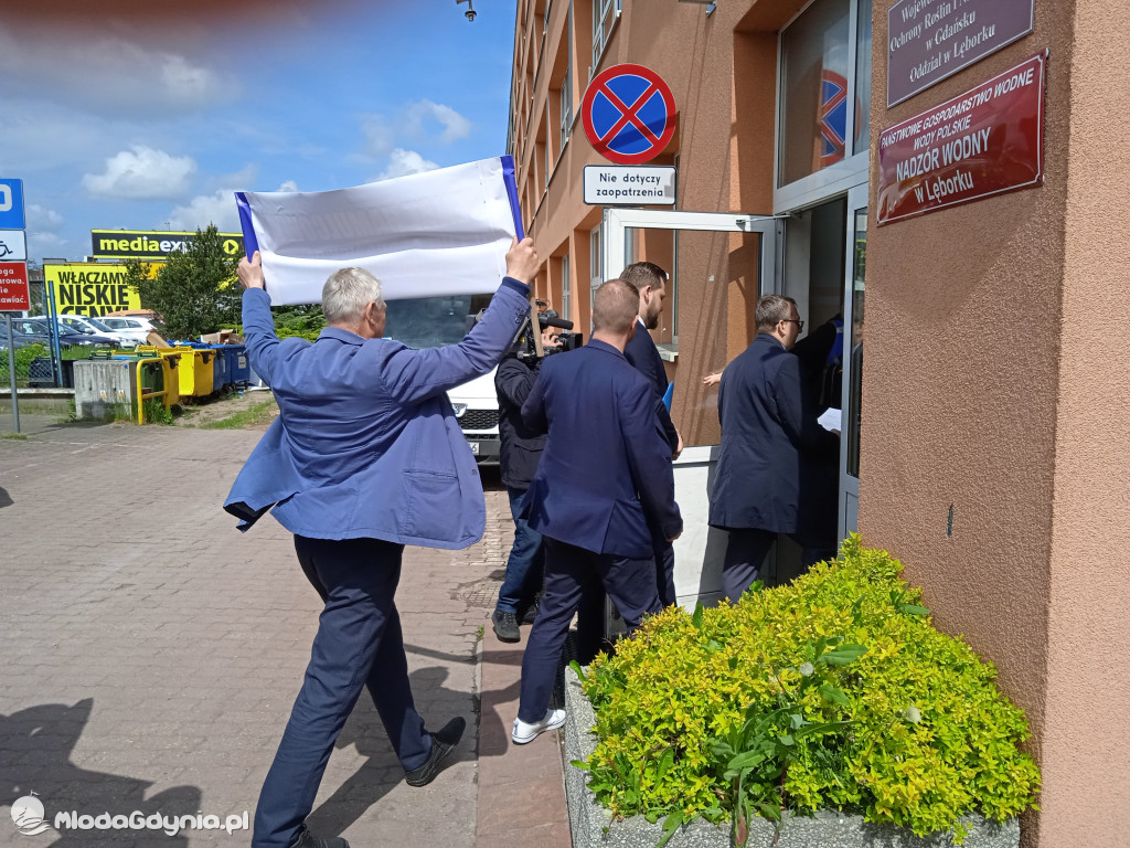 Konferencja prasowa samorzadowców w Lęborku - 19.05.2021