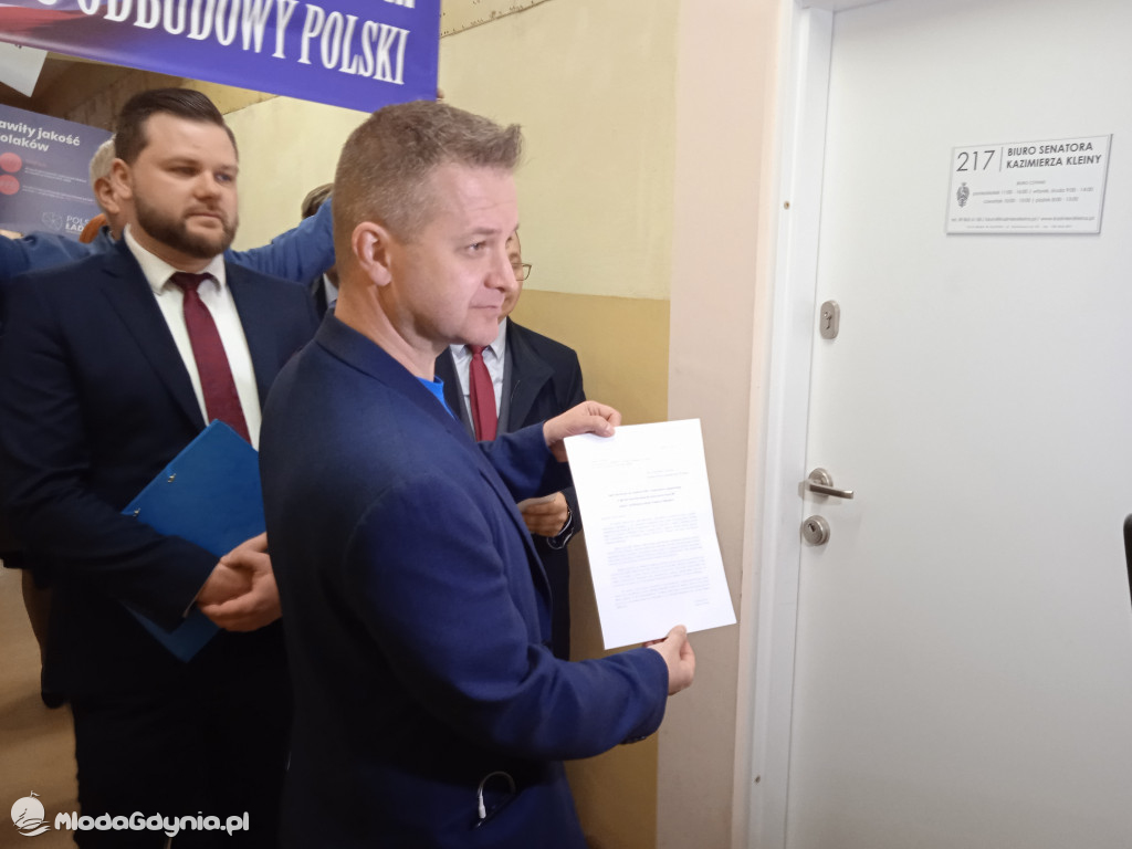 Konferencja prasowa samorzadowców w Lęborku - 19.05.2021