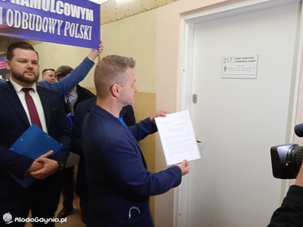 Konferencja prasowa samorzadowców w Lęborku - 19.05.2021