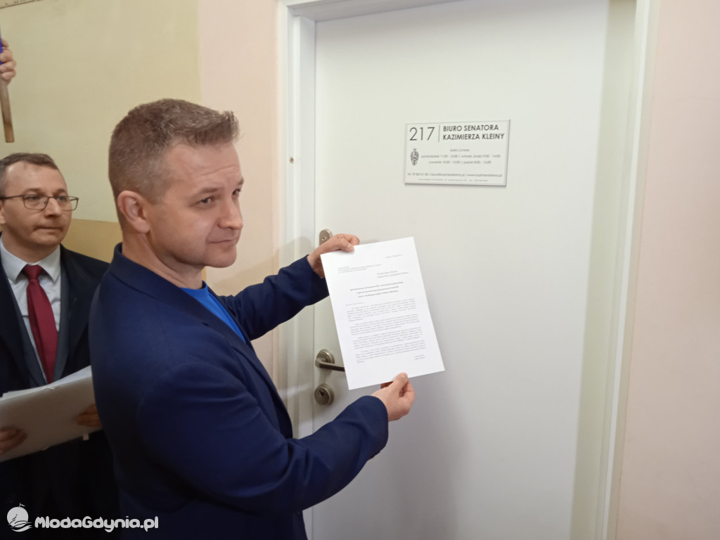 Konferencja prasowa samorzadowców w Lęborku - 19.05.2021