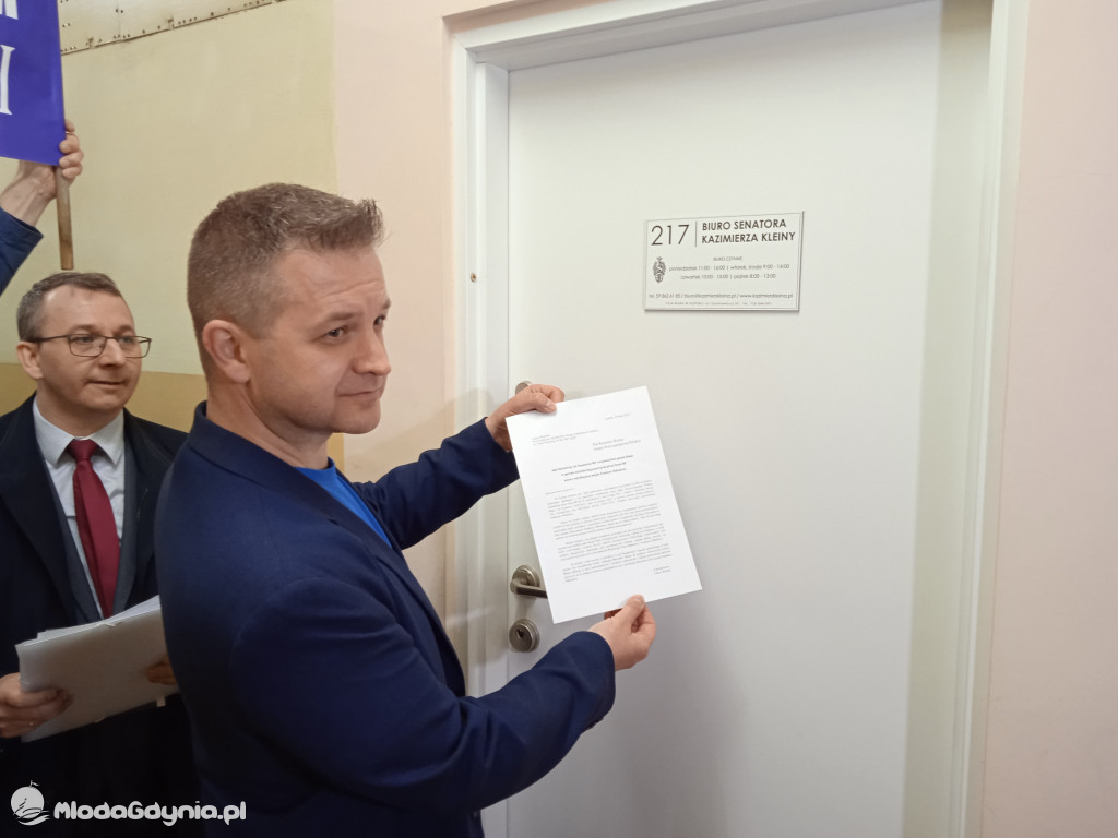 Konferencja prasowa samorzadowców w Lęborku - 19.05.2021