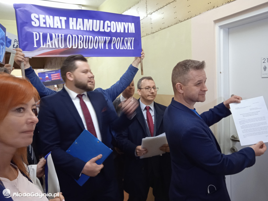 Konferencja prasowa samorzadowców w Lęborku - 19.05.2021