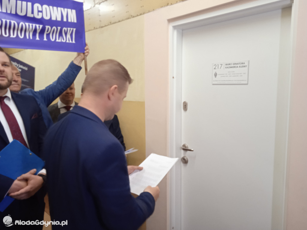 Konferencja prasowa samorzadowców w Lęborku - 19.05.2021