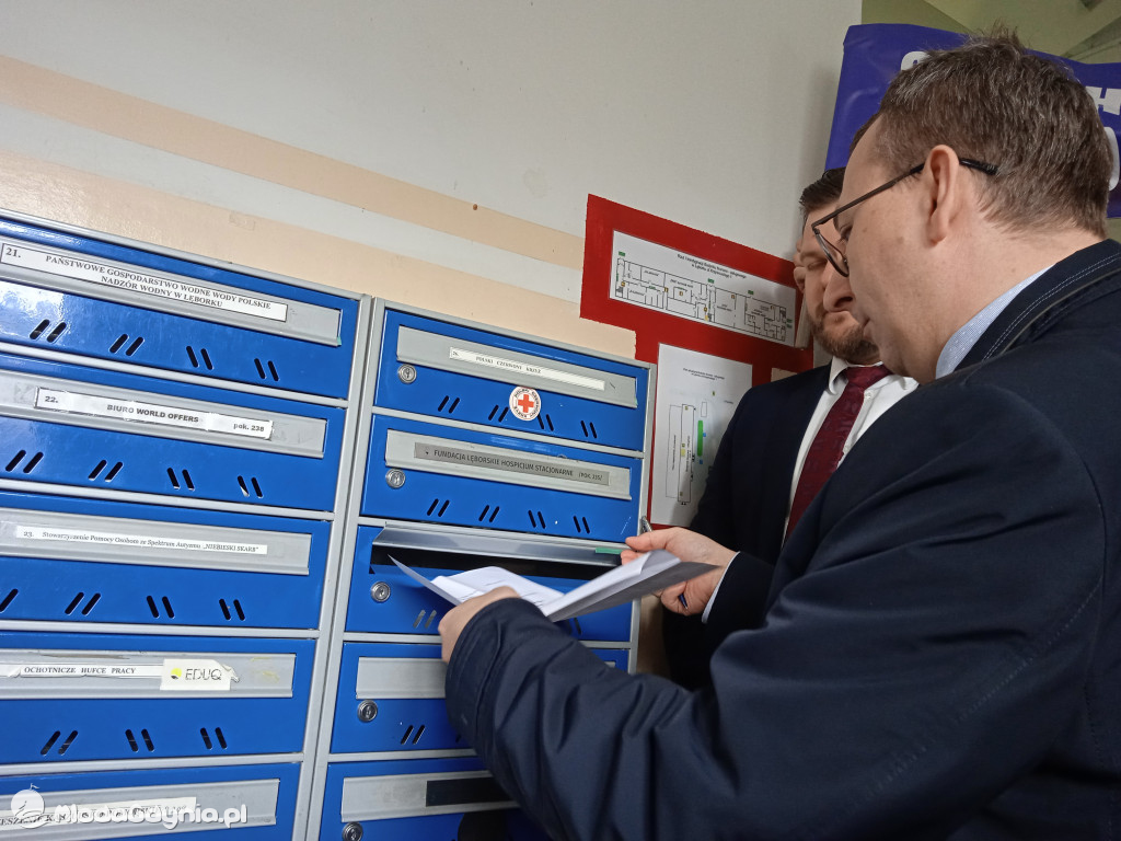 Konferencja prasowa samorzadowców w Lęborku - 19.05.2021