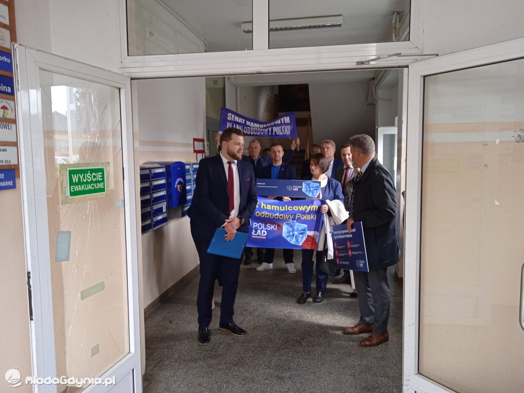 Konferencja prasowa samorzadowców w Lęborku - 19.05.2021