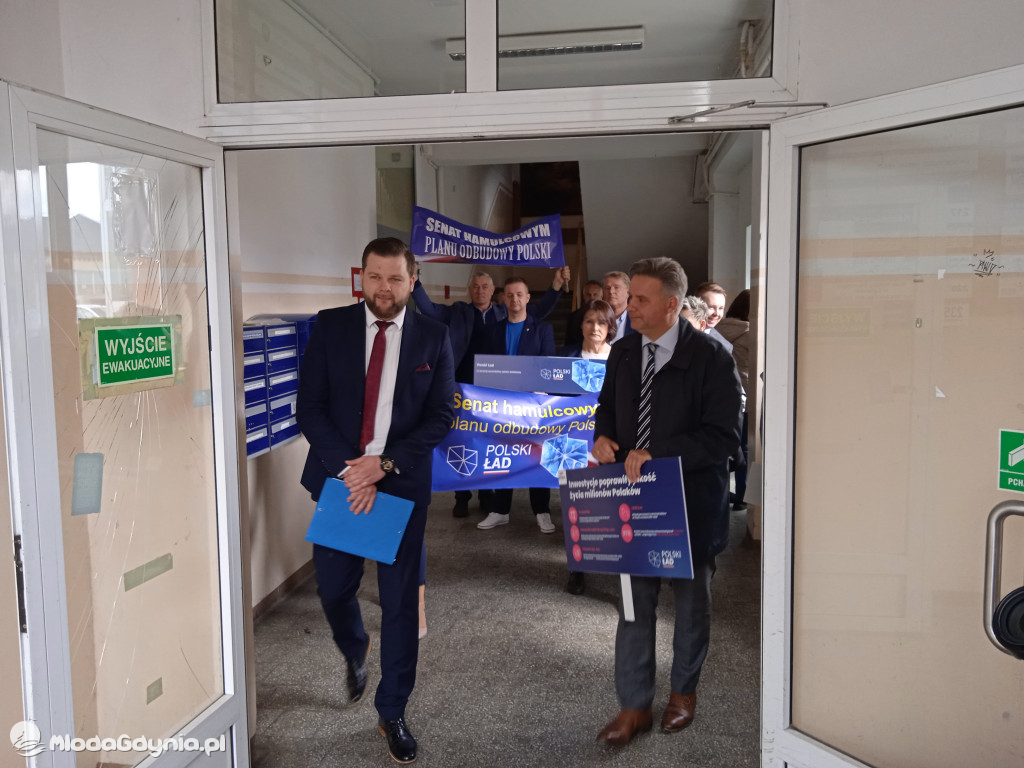 Konferencja prasowa samorzadowców w Lęborku - 19.05.2021